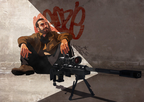 theomeganerd:  Video Game Artwork ~ Featuring Max Payne 3 &amp; Grand Theft Auto