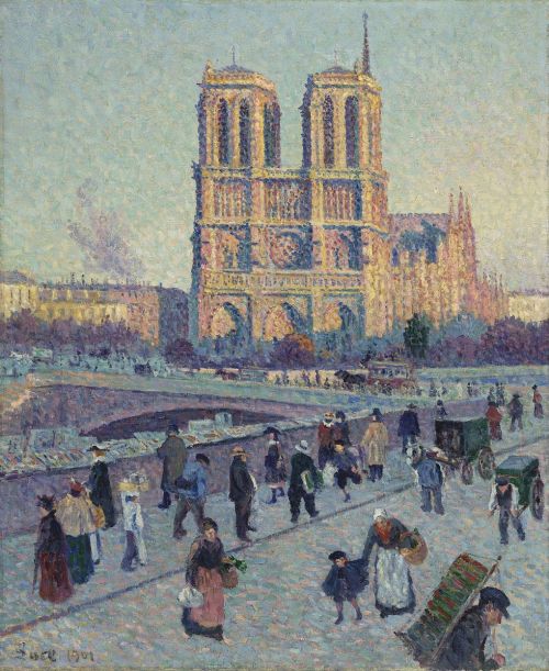 Maximilien Luce. The Quai Saint-Michel and Notre-Dame. 1901. Oil on canvas. Musée d'Orsay, Paris.