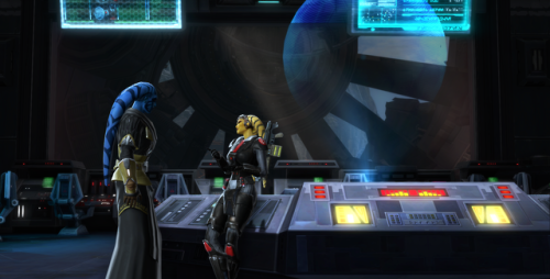 Heading onto Ossus to assist the Galactic Empire. Two kick-ass twi’lek taking on the Republic 