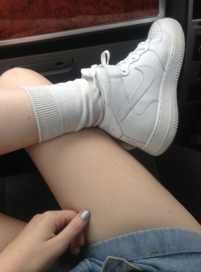 nike air force 1 white tumblr