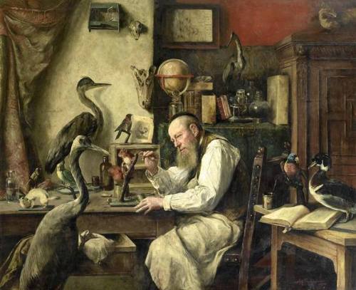 colin-vian:  The taxidermist - Joseph Schippers (1895)