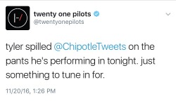 twenyonepilots:  what more could you ask