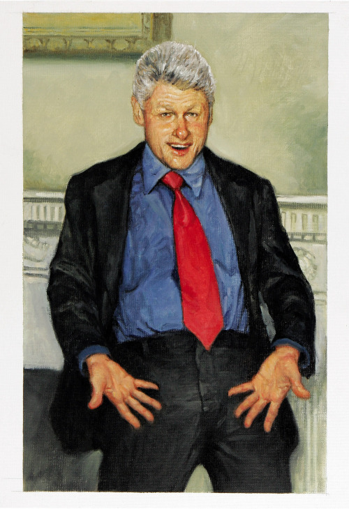 snowce: Richard Williams, Bill Clinton Rejected Portraits, from Mad magazine #468, published by EC Comics, August 2006.