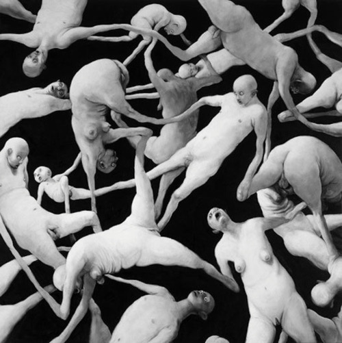 pixography:  Michael Kvium ~ “Circus Humanus I”