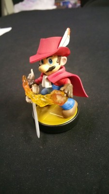 onincognito:  Red Mage Mario finished! You can’t be a red mage without a feather in your cap. For those of you who have play super Mario world on the SNES. You will recognize the feather power up that gave you the super Cape! This was a fun build, 