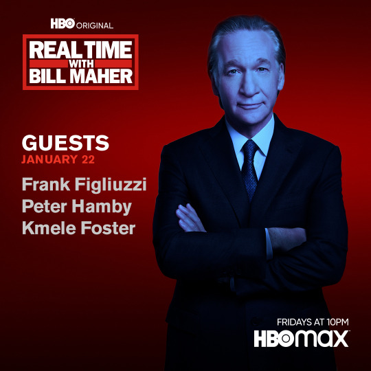 HBO Real Time Guests: Friday, Jan. 22, 2021