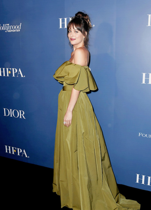 Dakota attends the HFPA/THR TIFF PARTY at Four Seasons Hotel on September 07, 2019.