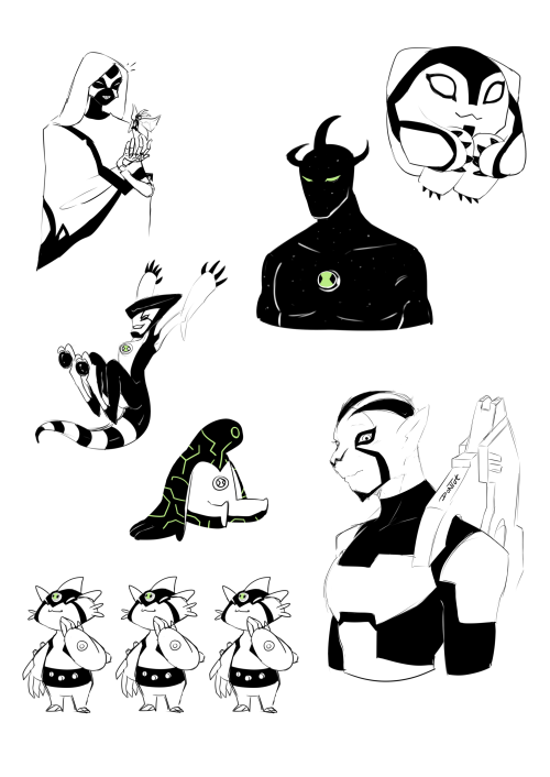 some ben 10 doodles