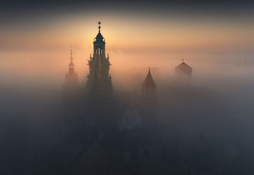 Wawel Castle, Kraków, Poland by Karol Nienartowicz