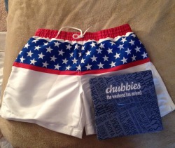 My new swimming trunks