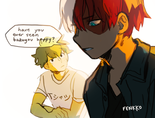 fenkko: happy belated birthday, bakugou! comic dialogue is from @perdizzion’s very good t