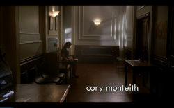 losers-like-us-thats-who:  mmmcookies22:  mz-jem:   Cory Monteith // his last opening credit  With Lea Michele in the background with her head bowed.. that gets too me in the saddest way, like showing respect for her partner, thats how i saw it  WHY