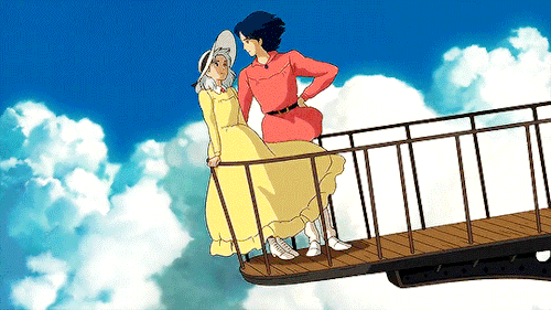 nat-portman:  When you’re old, all you want to do is stare at the scenery. It’s so strange. I’ve never felt so peaceful before. Howl’s Moving Castle  |  ハウルの動く城 (2004) dir. Hayao Miyazaki 