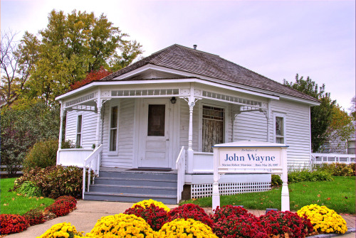 John Wayne was born in Winterset, Iowa on May 26, 1907 in this house.