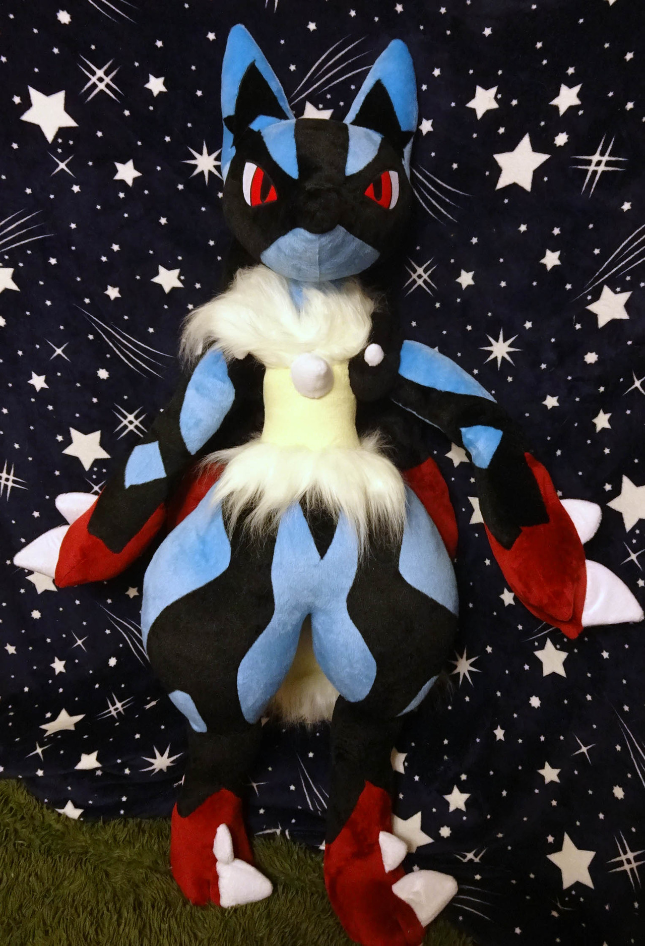 life size lucario plush