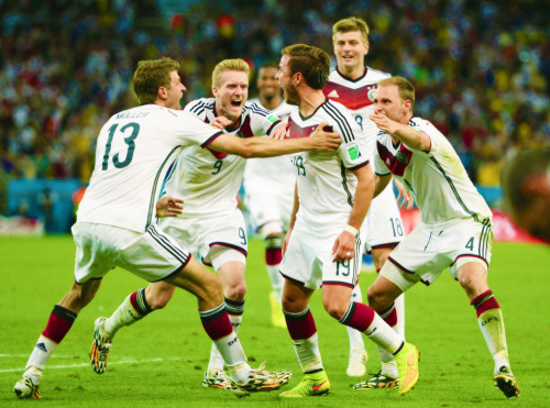 hey-key:  The winning goal of World Cup 2014 - Mario Götze (113’) - Germany 