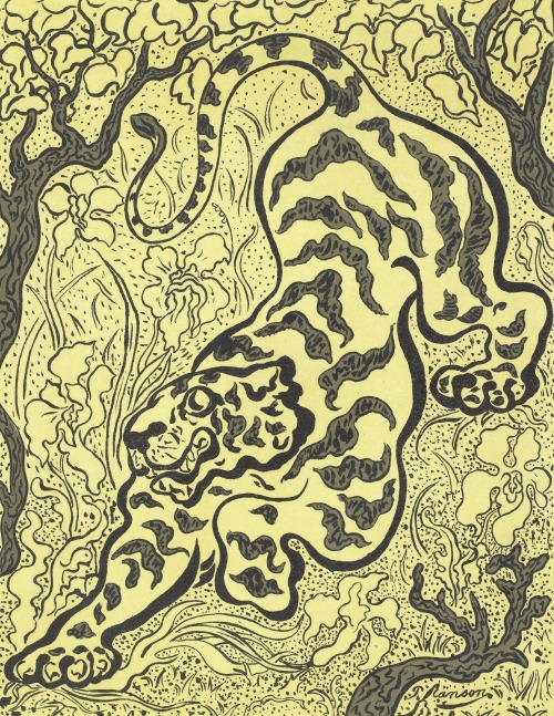 gatakka:  Paul Ranson - Tigre dans les jungles, 1893.