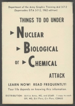 jellobiafrasays:things to do under nuclear biological or chemical attack (1966)