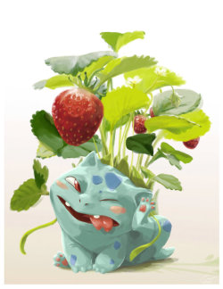 retrogamingblog:  Bulbasaur by Claire Gary