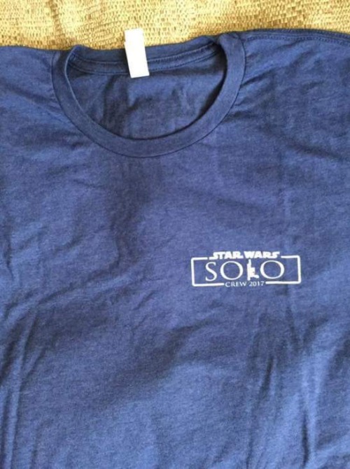 The Han Solo spinoff movie crew shirts  WANT.