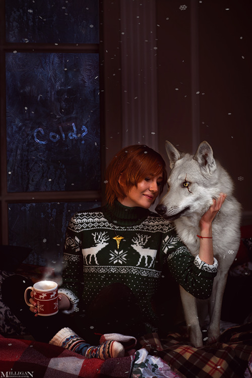   The Witcher pt.IIbased on Drakonoart’s Christmas arts http://nastyakulakovskaya.deviantart.com/ Torie as ShaniIrene as PriscillaAndrey as Dandelionphoto by me