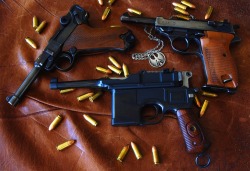 maxgromov:  Luger P08 Walther P38 Mauser