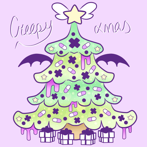  Have a lovely creepy cute christmas time everyone i hope i have the energy in the new year to share