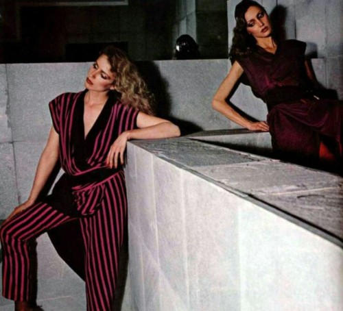 Michel Picard - Versace Ad (L'Officiel 1979)