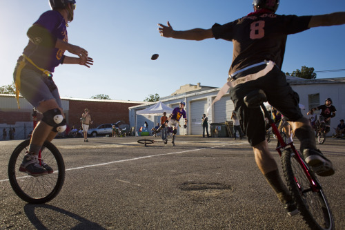 Unicycle Football for ESPN Magazine If we have hung out in the past year, I&rsquo;ve told you about 