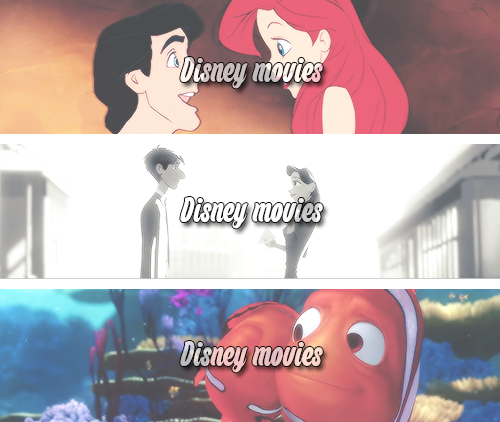 nolanthebiggestnerd:  disneyismyescape: Disney Movies (INSP)Sorry this is such a long post. I tried including as many movies/characters as I could. Sorry if your favourites are not here! Also the sections are not exclusive. I know there are more than