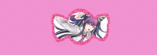 ❥ pink candycore-themed Ibuki Mioda layouts / requested by anon &gt; Kindly reblog or like if us