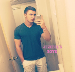 muscle-blue:  jezebelsboys:  💕JEZEBEL SPECIAL EDITION💕See how my sexy boy toy strokes his big cock for me.Watch here, here, and here.  Follow Me:JEZEBEL’S BOYS 💕      (via TumbleOn)