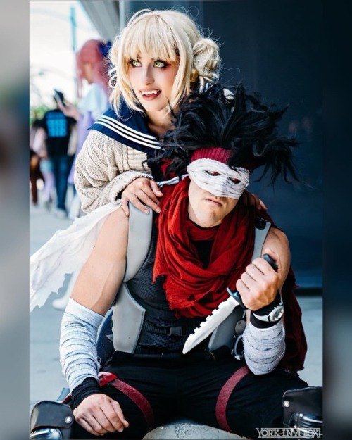 “We’re gonna stab em! Aren’t we, Stainy?!”  I always imagine Toga and Stain 