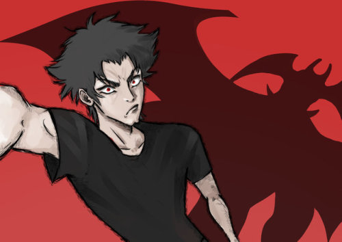 akirafudosbelt:  Akira/Devilman!  Art by: TomboySaid