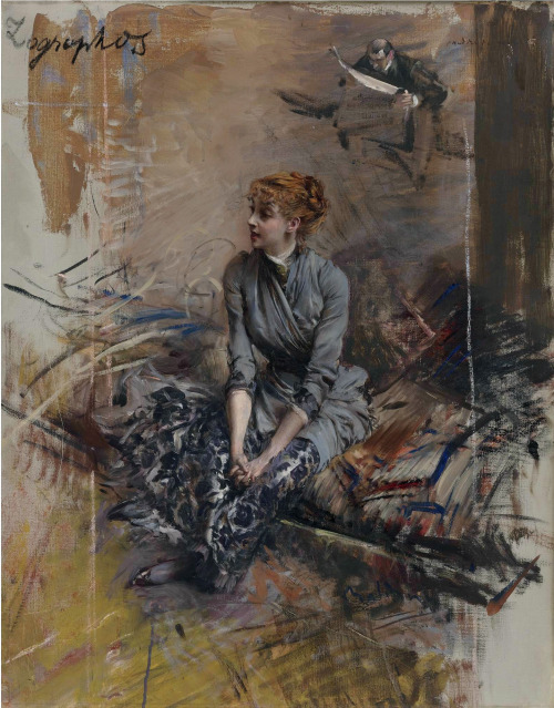 Madame Gabrielle Réjane (1856-1920) by Giovanni Boldini, late 19th or early 20th century