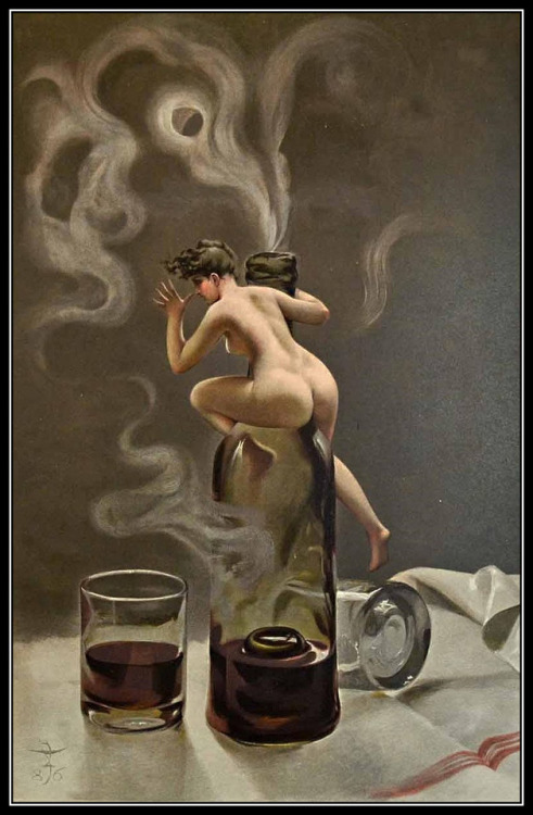 adhemarpo:  Luis Ricardo Falero - Le vin ginguet (1887)