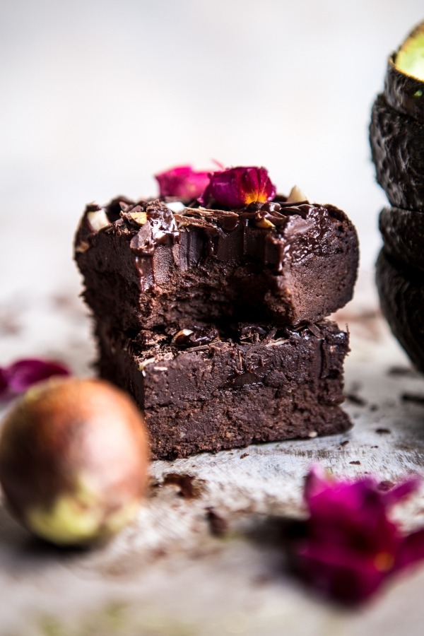 sweetoothgirl:    Fudgy Avocado Brownies with Chocolate Fudge Frosting   