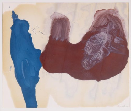 Untitled, 1963, Helen FrankenthalerMedium: acrylic,paper