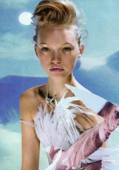 Nick Knight - Gemma Ward for Dolce & Gabbana (Vogue UK 2005)