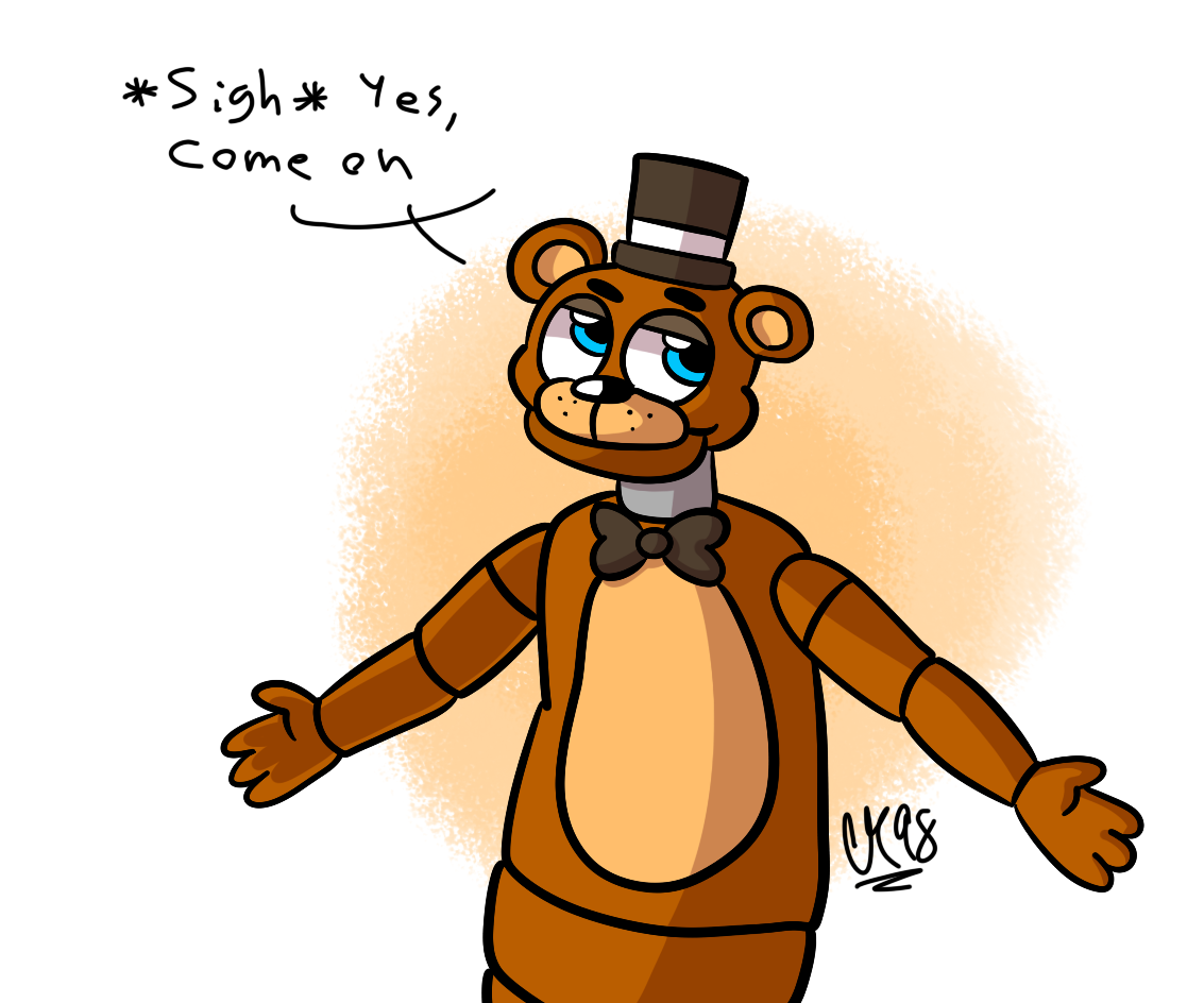 Cheatsy's relating to anxious characters blog — Fredbear and