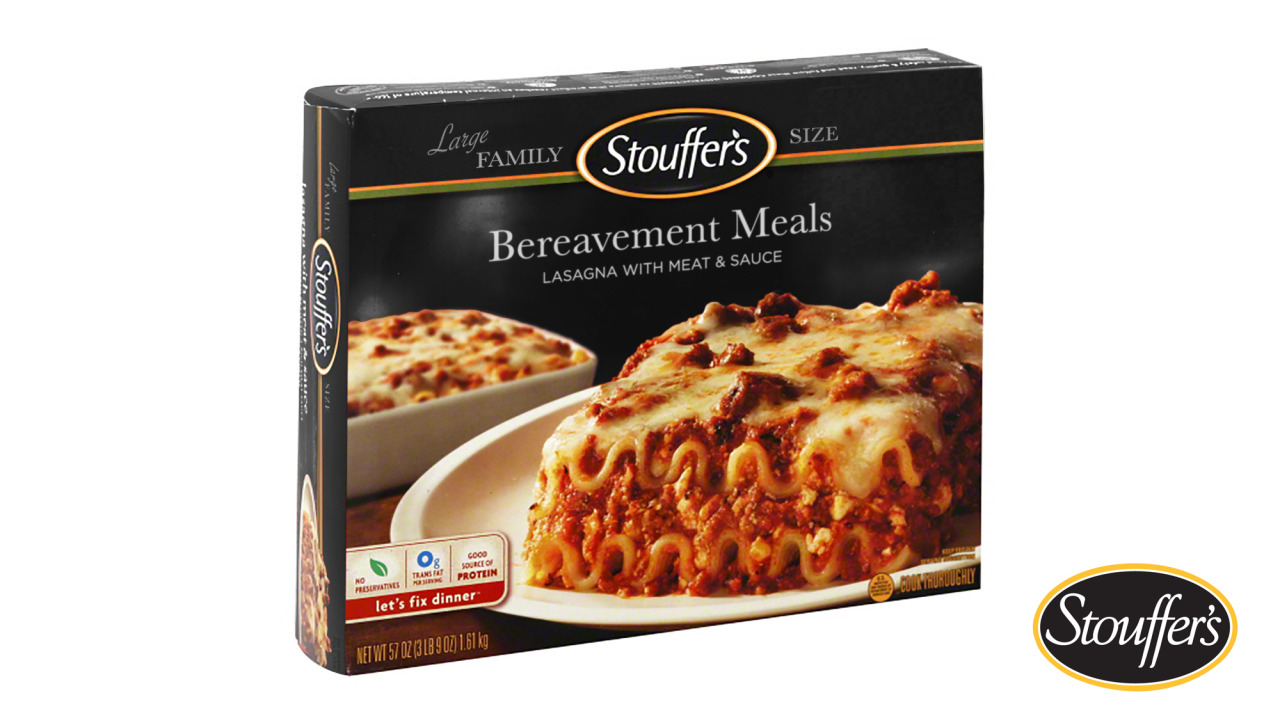 theonion:  Stouffer’s Debuts New Frozen Meals To Bring Neighbors After Death In