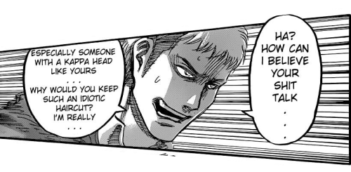 the-faceless-potato:  Jean you’re one to talk.