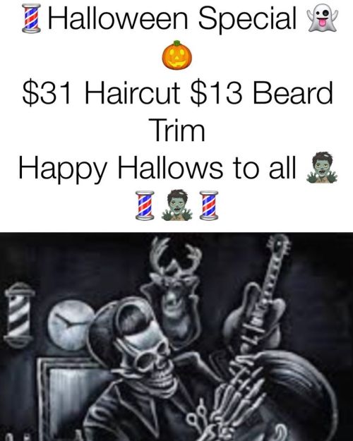 Halloween Special‼️ Happy Hallows to all ‍♂️‍♂️ (at raddbarber) www.instagram.com/p/CGGGJ3Vh