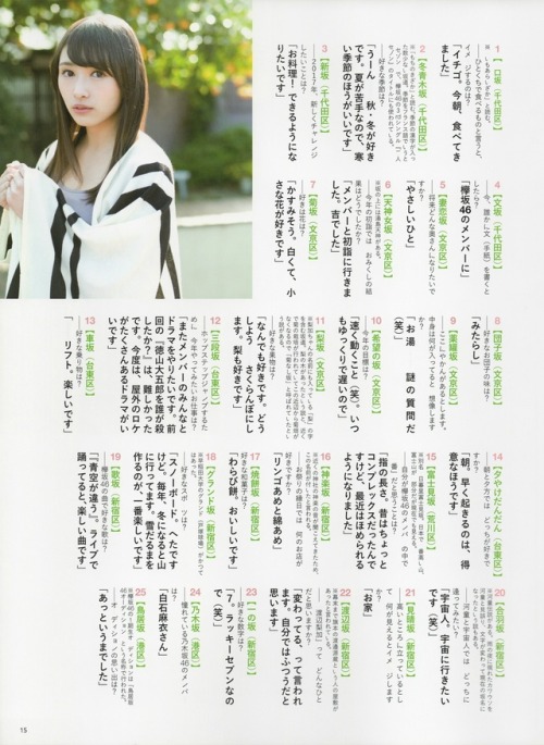 keyakizakamatome:17/03/10「girls! vol.49」part② 渡辺梨加 