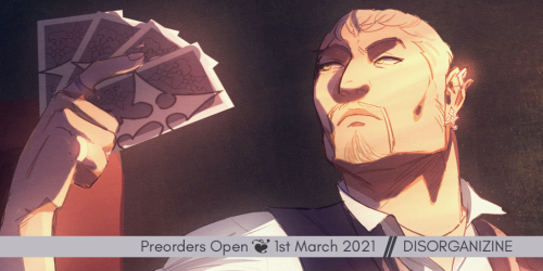 ❦ 3 Days until Preorders Open for DISorganizine!Presenting a preview for The Gambler of Fate by our 