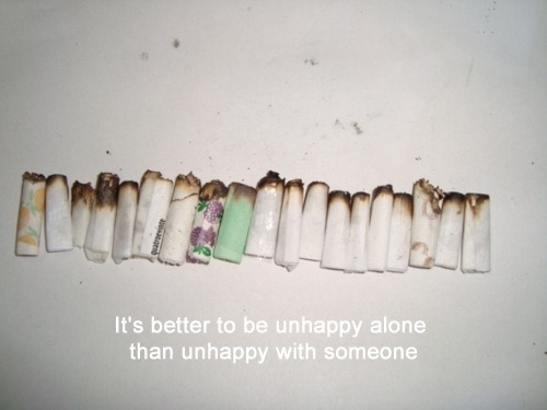 grunge-vision:  Unhappy alone na We Heart It - http://weheartit.com/entry/115610888