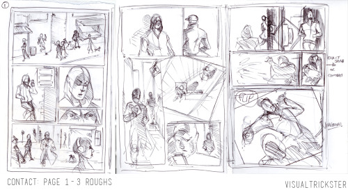 CONTACT: Roughs &frac14; Page and Panel Compositions Check out my Assassin&rsquo;s Creed x W