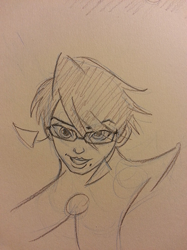 oddbittumbles:  Bayonetta in a Disney style. Also bonus George from Paperman heads.