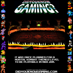 didyouknowgaming:  NBA Jam, Mortal Kombat.http://www.unseen64.net/2009/10/04/rs-links-the-lost-mortal-kombat-court-for-nba-jam/