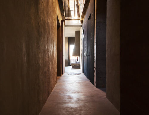 {Axel Vervoordt’s particular aesthetic of wabi sabi-inspired, humble and honest spaces is tran